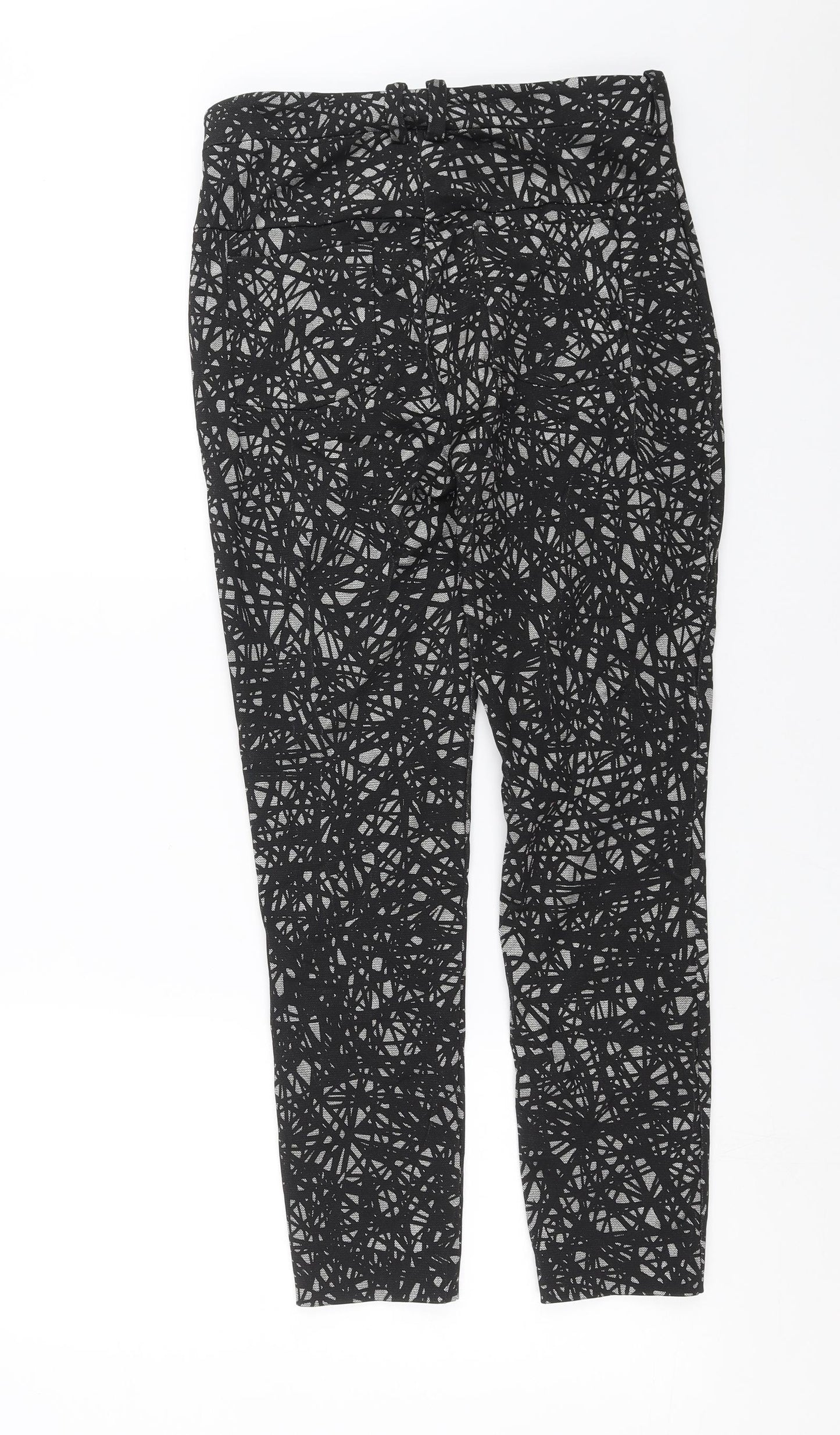 Drykorn Womens Black Geometric  Trousers  Size 28 in L25 in