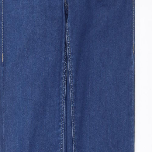 Topshop Womens Blue  Denim Skinny Jeans Size 24 in L30 in
