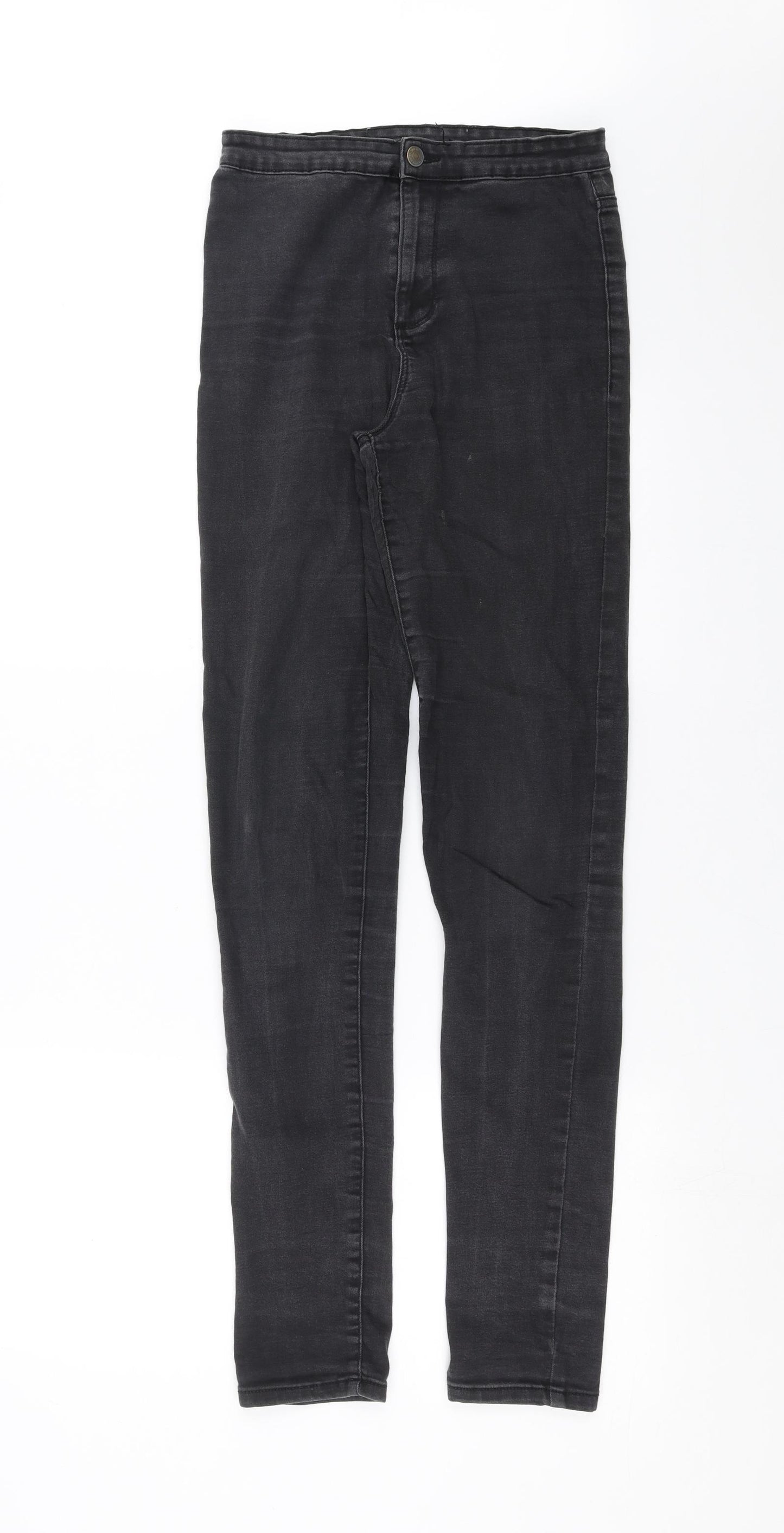 Preworn Womens Grey  Denim Skinny Jeans Size 26 in L32 in