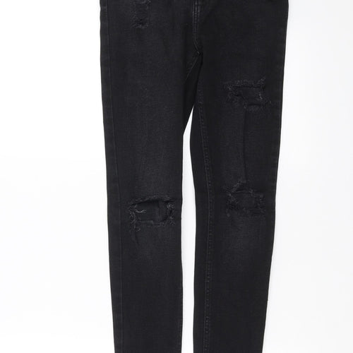 New Look Womens Black  Denim Skinny Jeans Size 10 L26 in