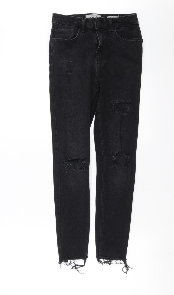 New Look Womens Black Denim Skinny Jeans Size 10 L26 in