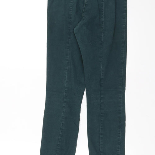 H&M Womens Green   Trousers  Size 10 L27 in