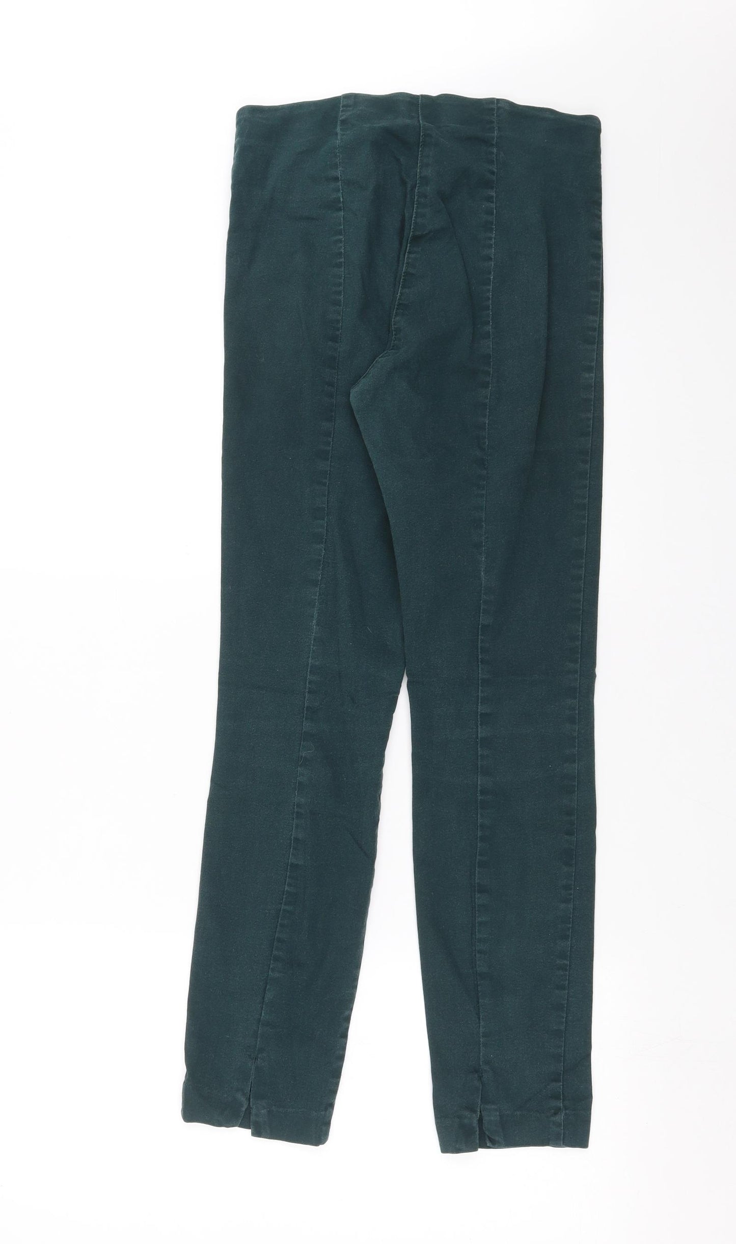 H&M Womens Green   Trousers  Size 10 L27 in