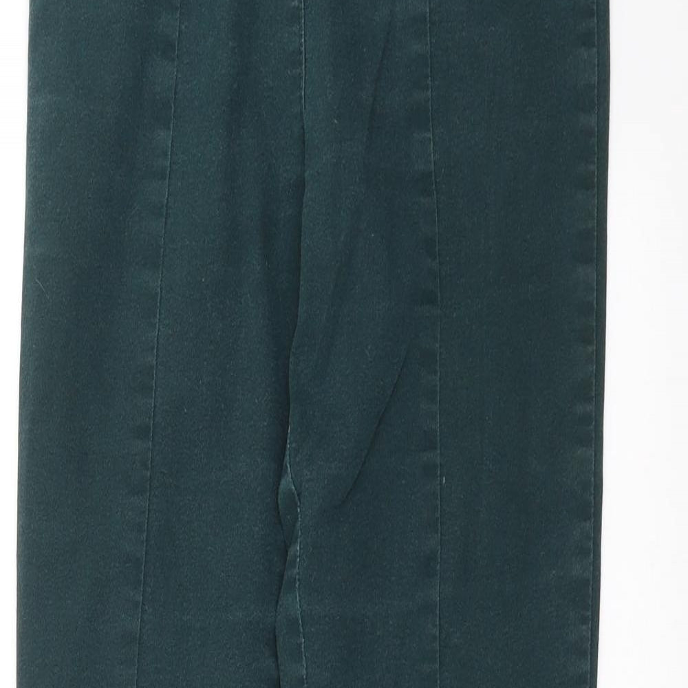H&M Womens Green   Trousers  Size 10 L27 in