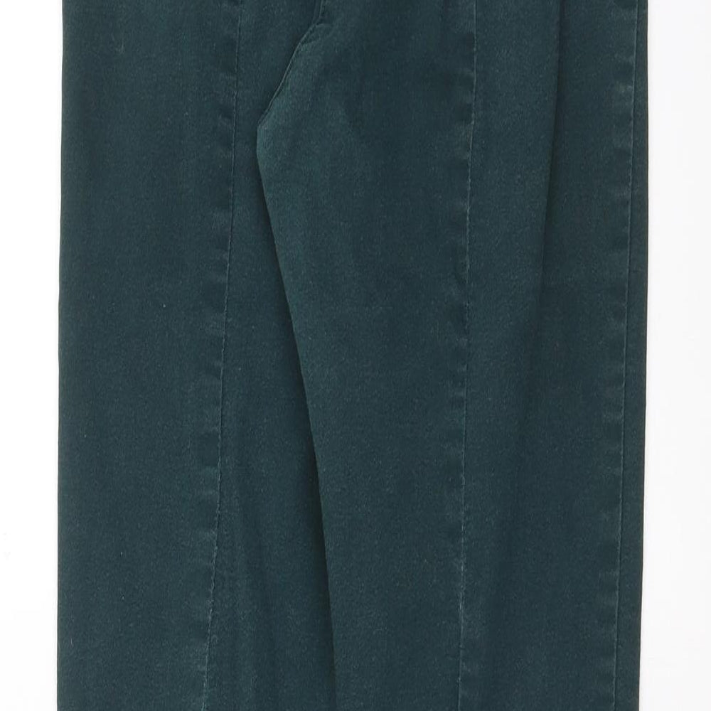 H&M Womens Green   Trousers  Size 10 L27 in