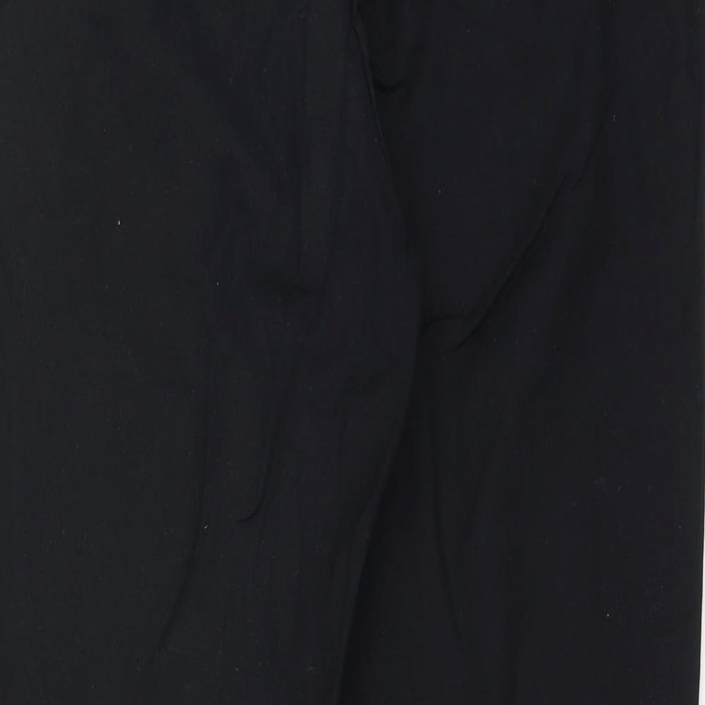 Marks and Spencer Womens Black   Cropped Trousers Size 14 L25 in