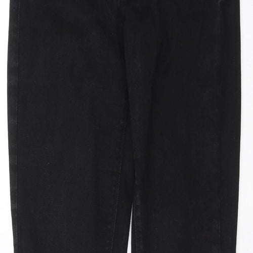 Oasis Womens Black  Denim Skinny Jeans Size 12 L29 in