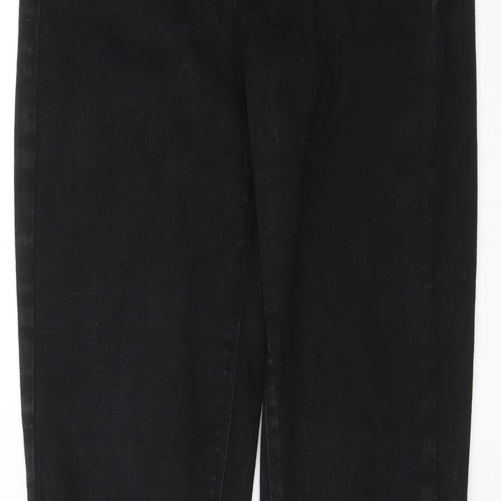 Oasis Womens Black  Denim Skinny Jeans Size 12 L29 in