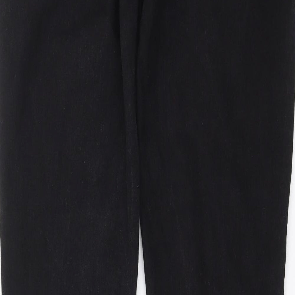 Oasis Womens Black  Denim Skinny Jeans Size 12 L29 in