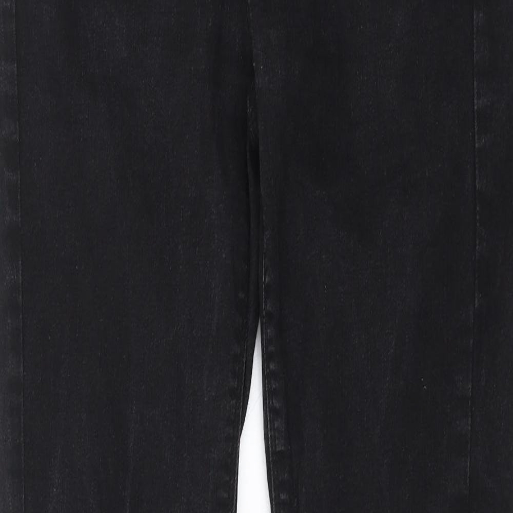 Oasis Womens Black  Denim Skinny Jeans Size 12 L29 in