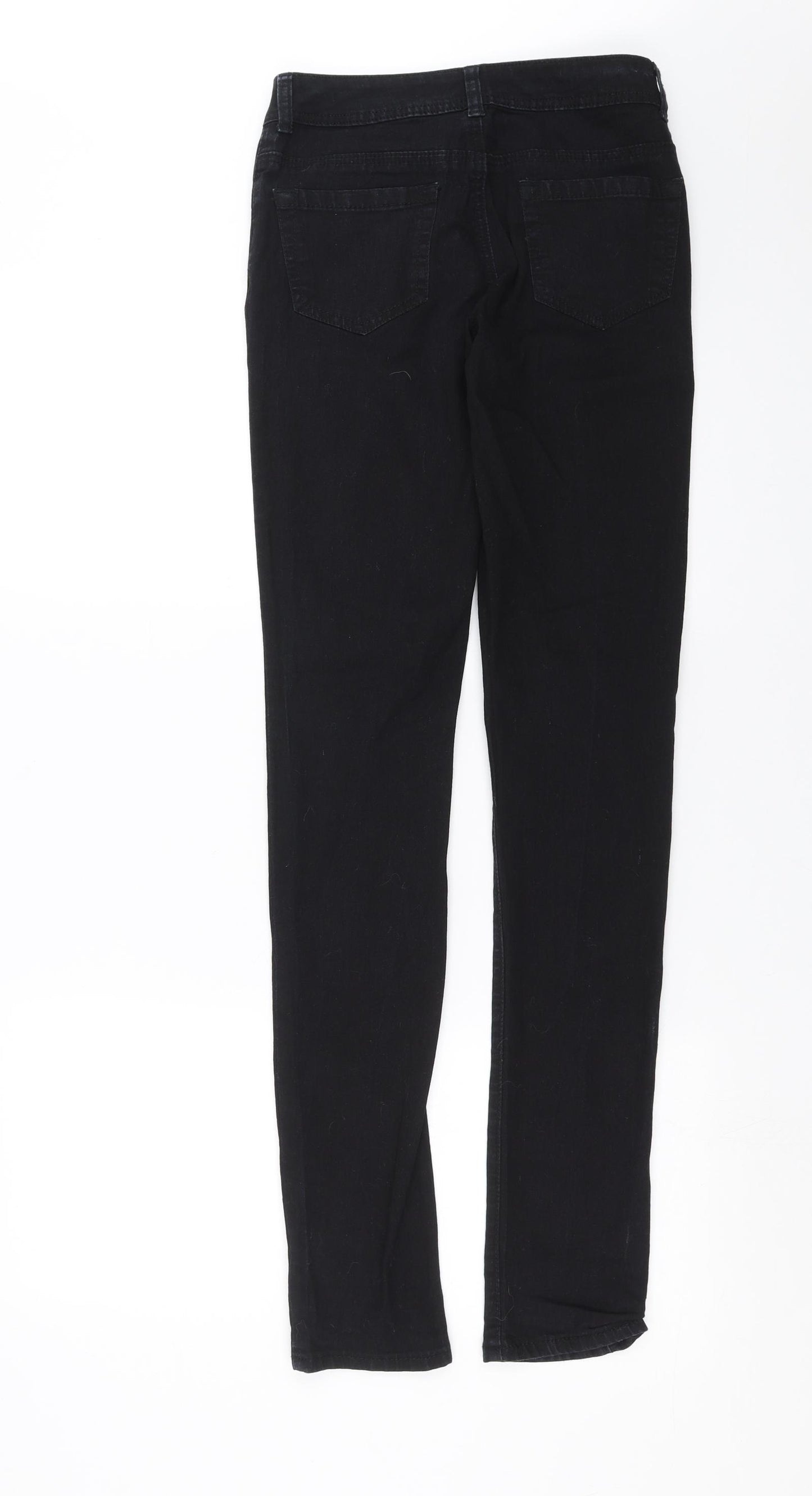 Primark Womens Black  Denim Skinny Jeans Size 6 L33 in