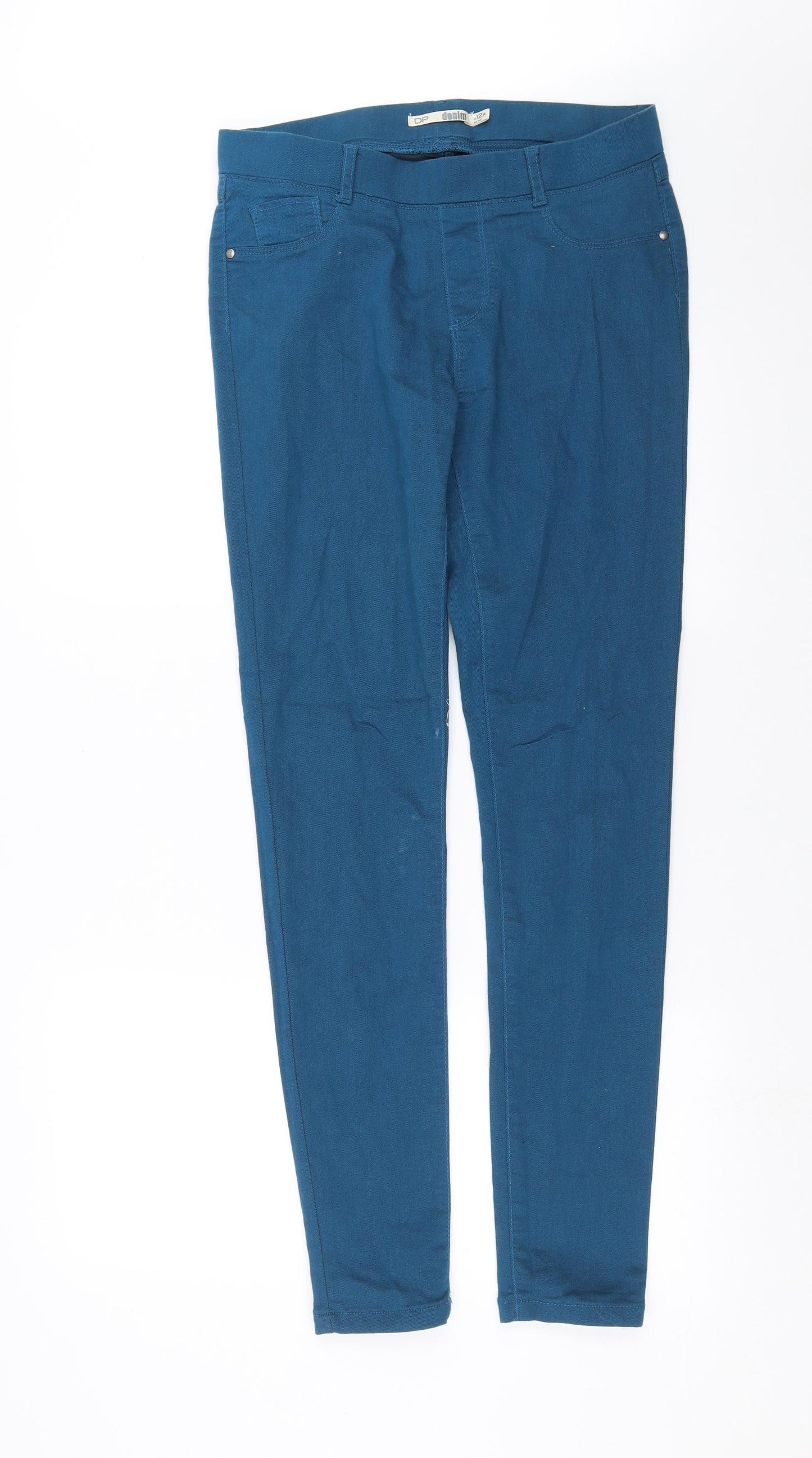 Dorothy Perkins Womens Blue  Denim Jegging Jeans Size 12 L31 in