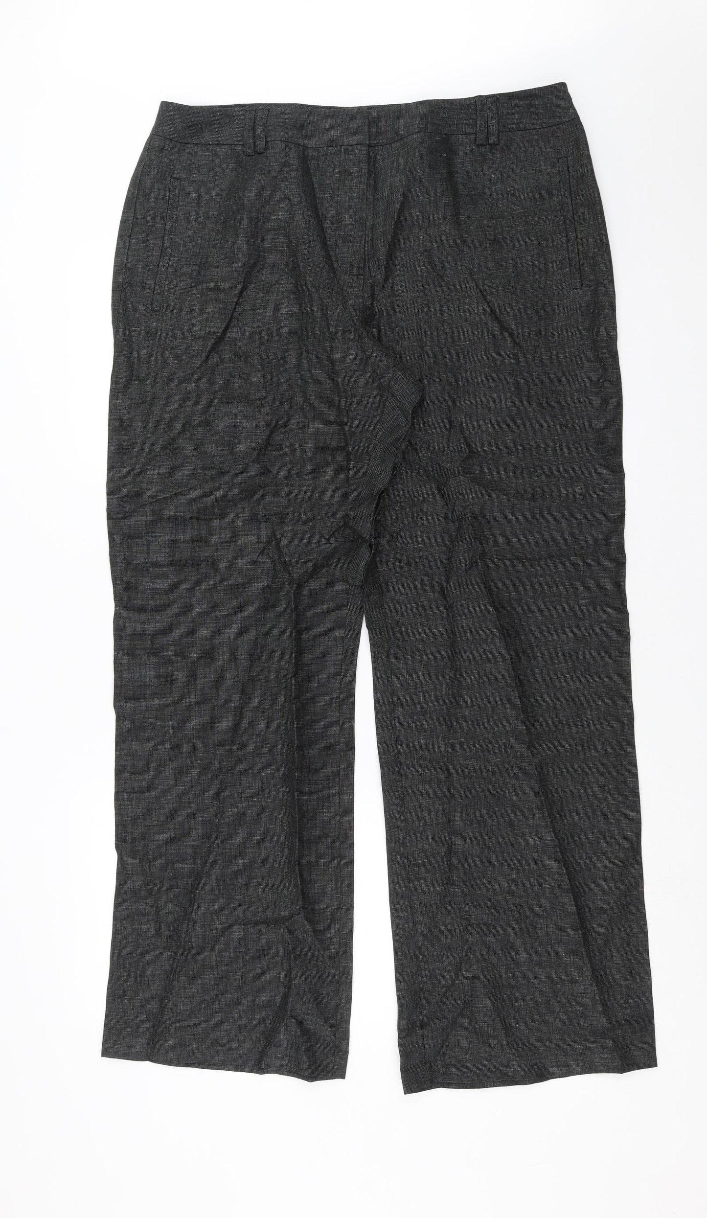 Marks and Spencer Womens Grey   Trousers  Size 16 L31 in