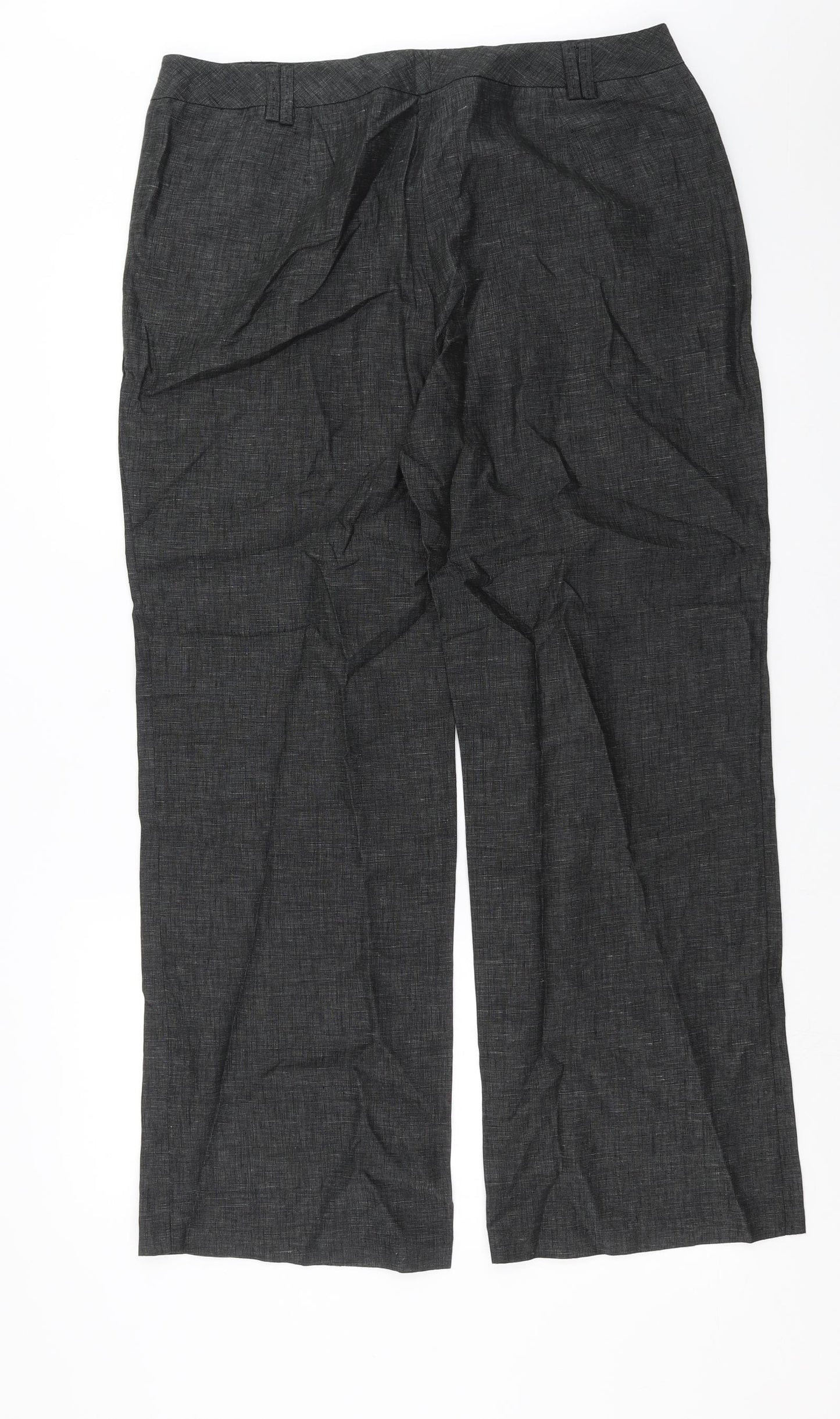 Marks and Spencer Womens Grey   Trousers  Size 16 L31 in