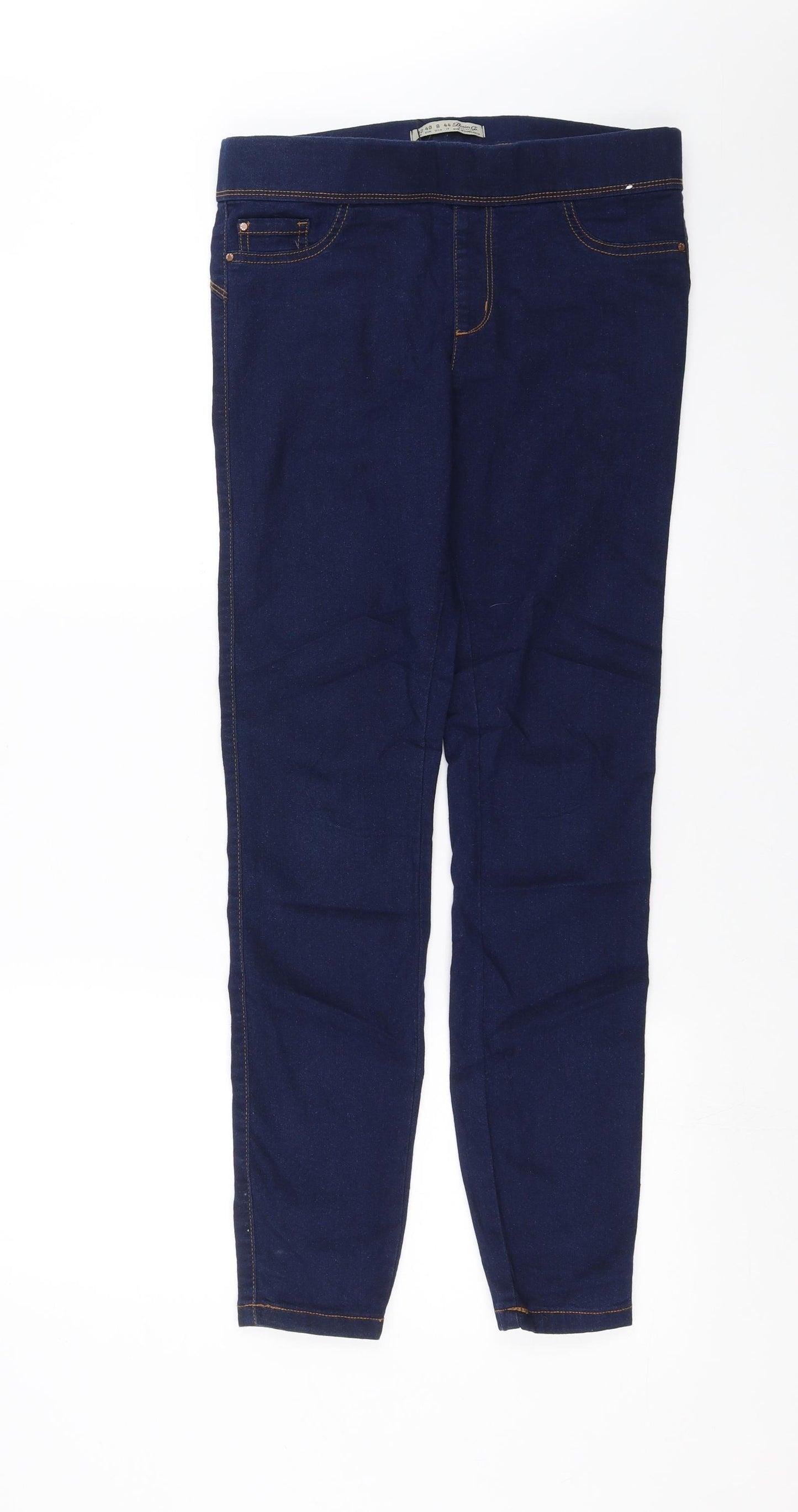 Primark Womens Blue  Denim Jegging Jeans Size 12 L29 in