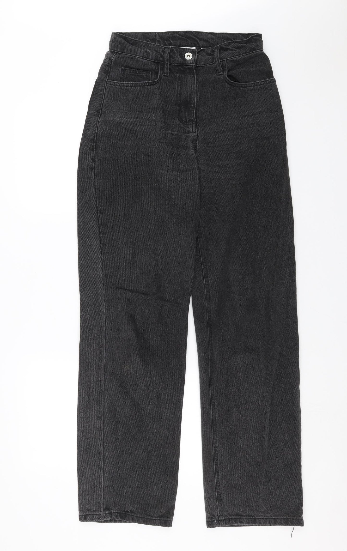 COLLUSION Womens Grey  Denim Straight Jeans Size 28 in L32 in