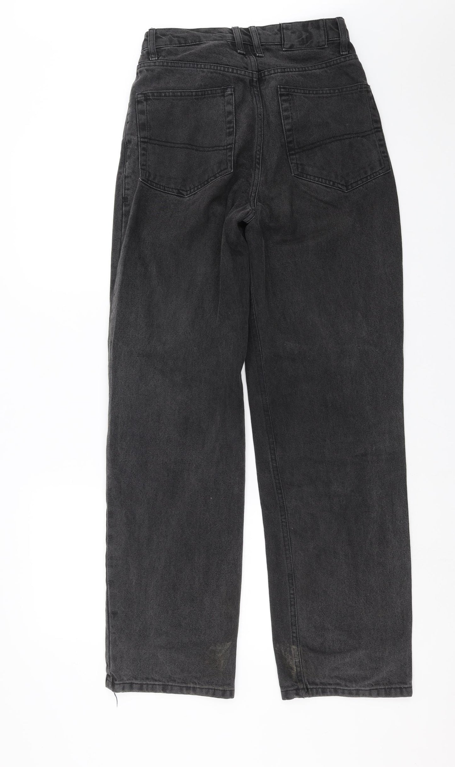 COLLUSION Womens Grey  Denim Straight Jeans Size 28 in L32 in