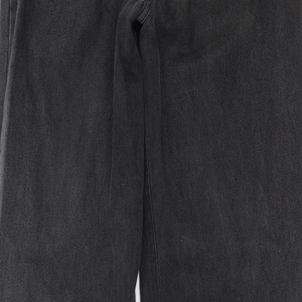 COLLUSION Womens Grey  Denim Straight Jeans Size 28 in L32 in