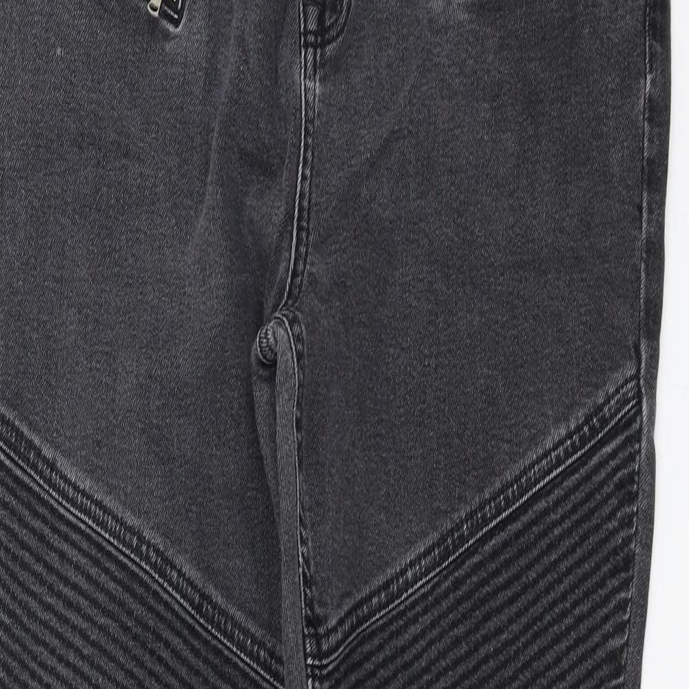NINE Womens Green  Denim Skinny Jeans Size 14 L28 in