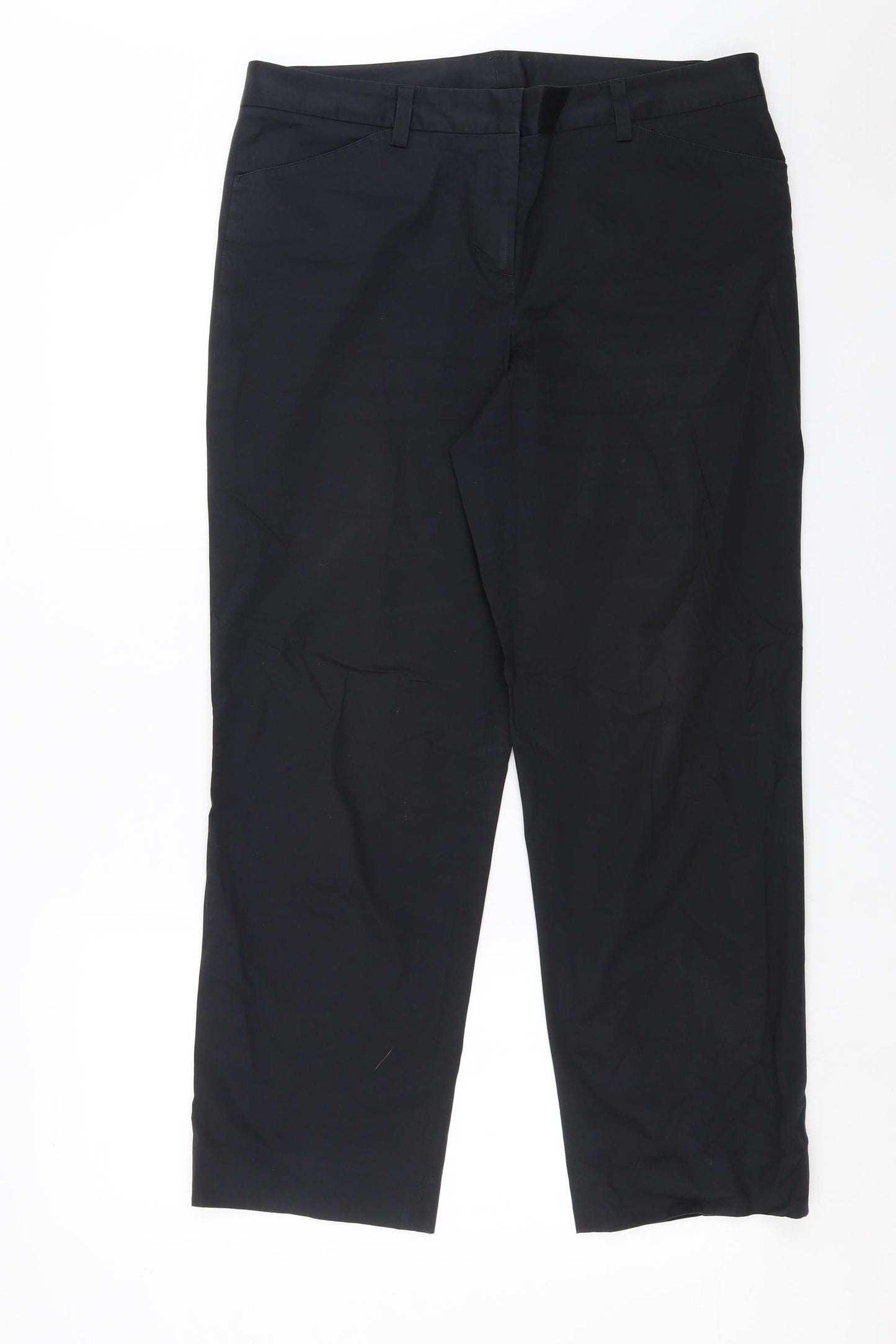 DKNY Womens Black   Trousers  Size 12 L27 in