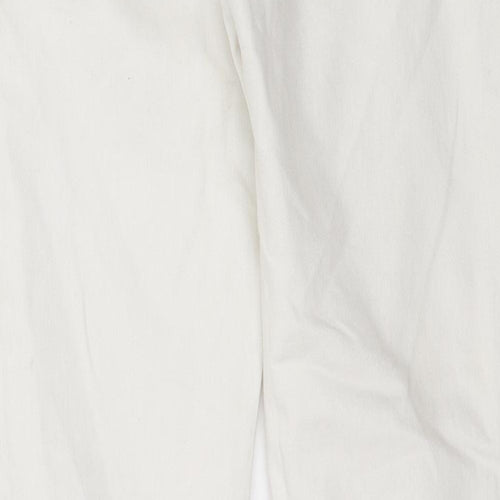 F&F Womens White  Denim Skinny Jeans Size 10 L30 in