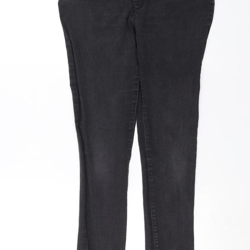 George Womens Grey  Denim Jegging Jeans Size 12 L28 in