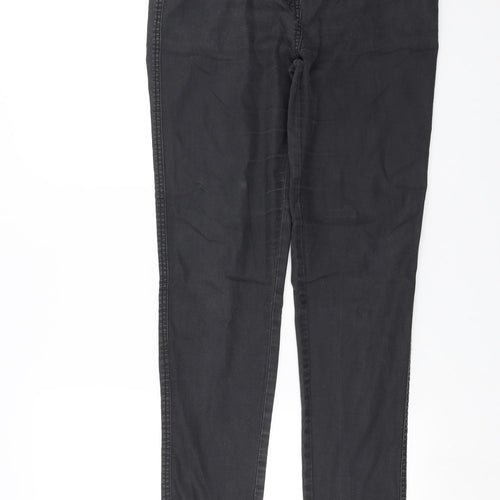Internationale  Womens Grey  Denim Skinny Jeans Size 14 L29 in