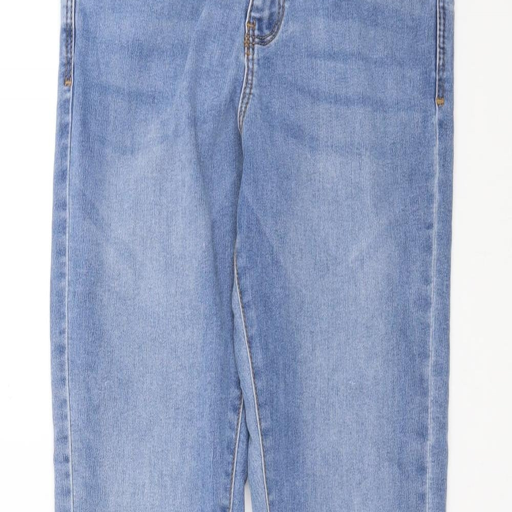 Primark Womens Blue  Denim Skinny Jeans Size 8 L32 in