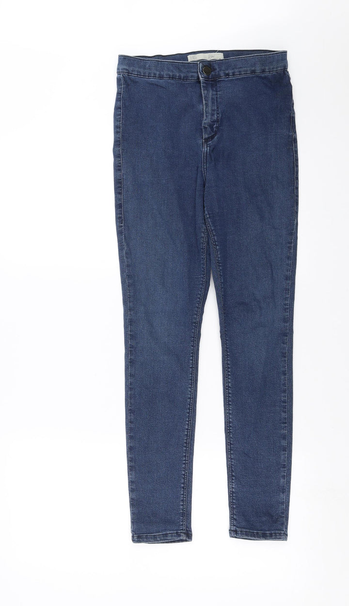 Topshop Womens Blue Denim Skinny Jeans Size 26 in L27 in