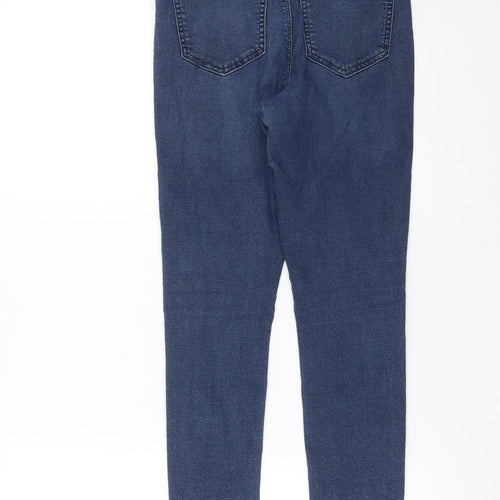 Topshop Womens Blue  Denim Skinny Jeans Size 26 in L27 in