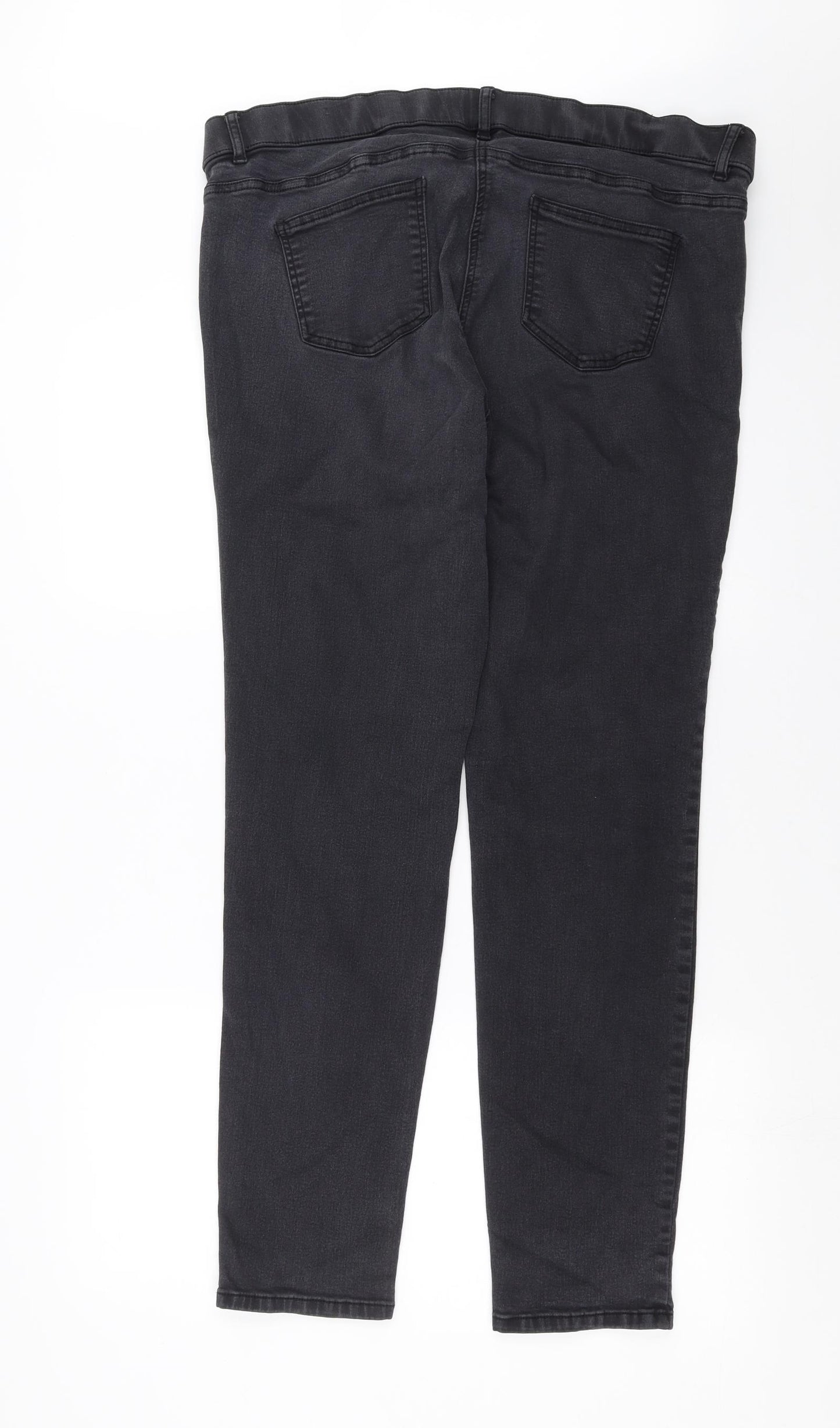 George Womens Grey  Denim Skinny Jeans Size 22 L29 in