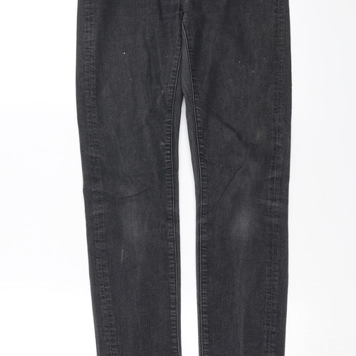 Marks and Spencer Womens Grey  Denim Jegging Jeans Size 8 L31 in