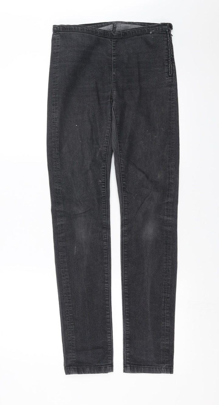 Marks and Spencer Womens Grey Denim Jegging Jeans Size 8 L31 in