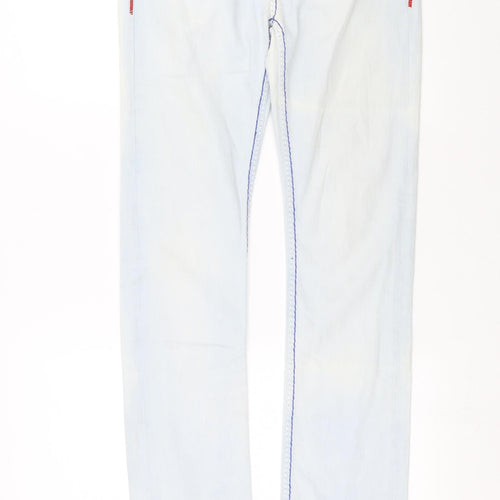 Soccx Womens Blue  Denim Straight Jeans Size 29 in L32 in