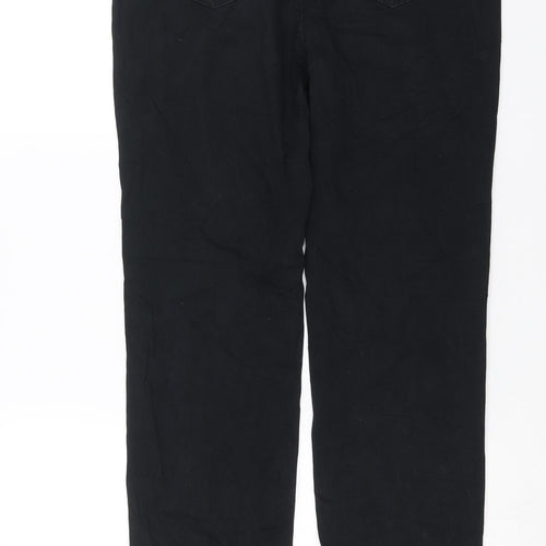 ZERMATT Mens Black   Chino Trousers Size 32 in L28 in