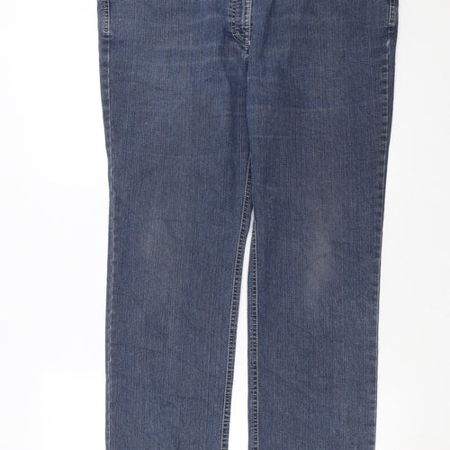 ZERRES Womens Blue  Denim Straight Jeans Size 20 L29 in