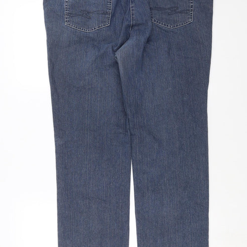 ZERRES Womens Blue  Denim Straight Jeans Size 20 L29 in