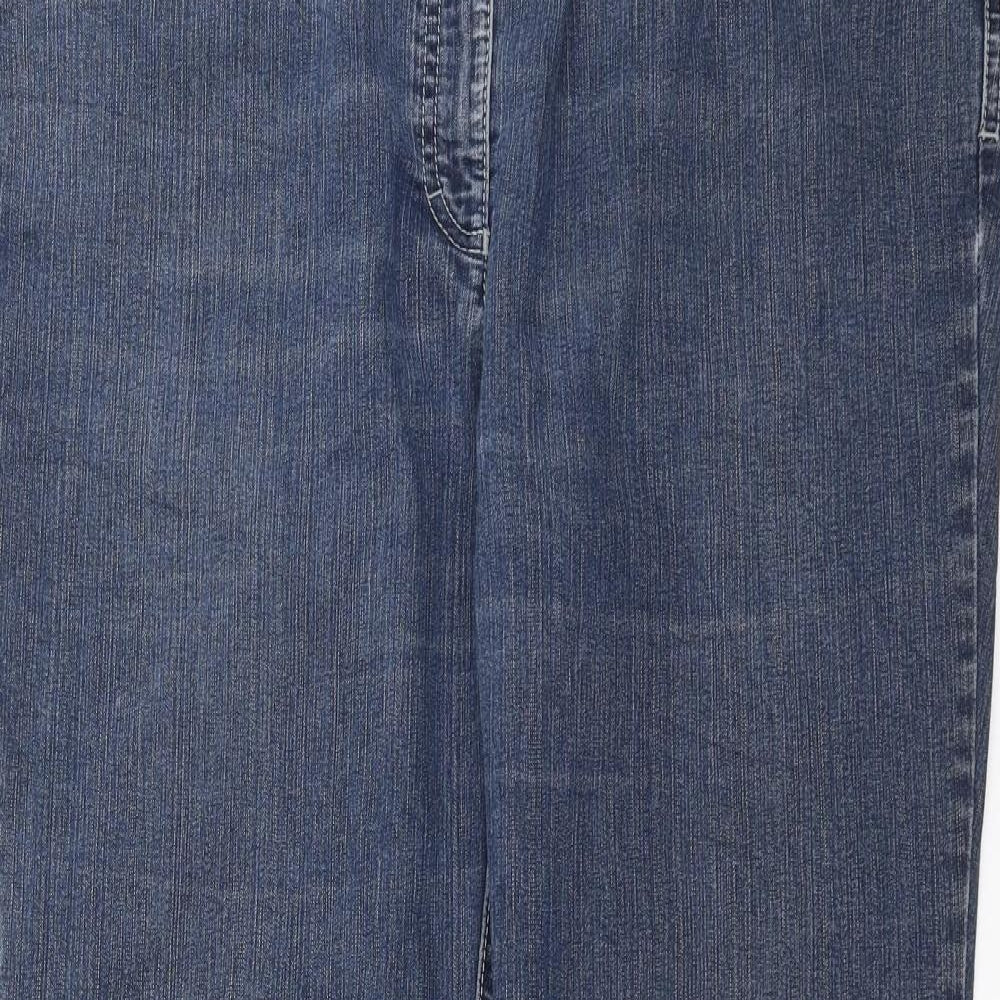 ZERRES Womens Blue  Denim Straight Jeans Size 20 L29 in