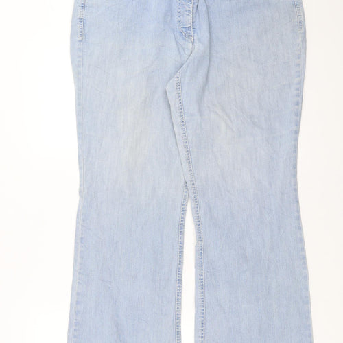 ZERRES Womens Blue  Denim Straight Jeans Size 20 L28 in