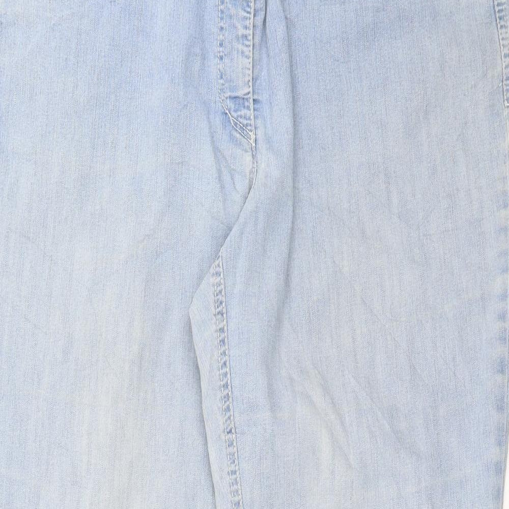 ZERRES Womens Blue  Denim Straight Jeans Size 20 L28 in