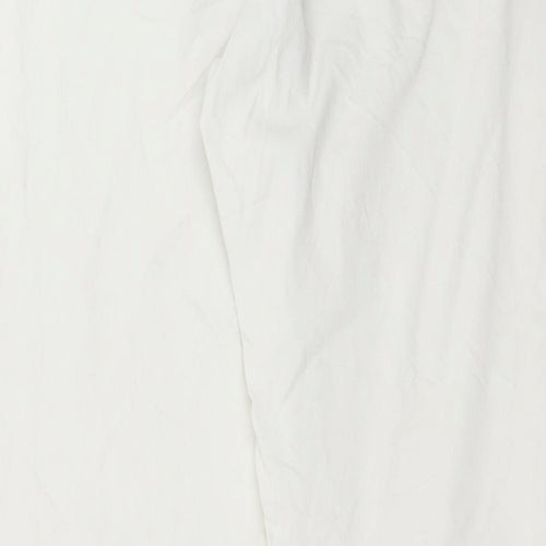 Niama Womens White   Trousers  Size 34 in L28 in