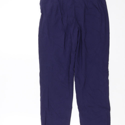 Helena Vera Womens Blue   Cropped Trousers Size 28 in L24 in