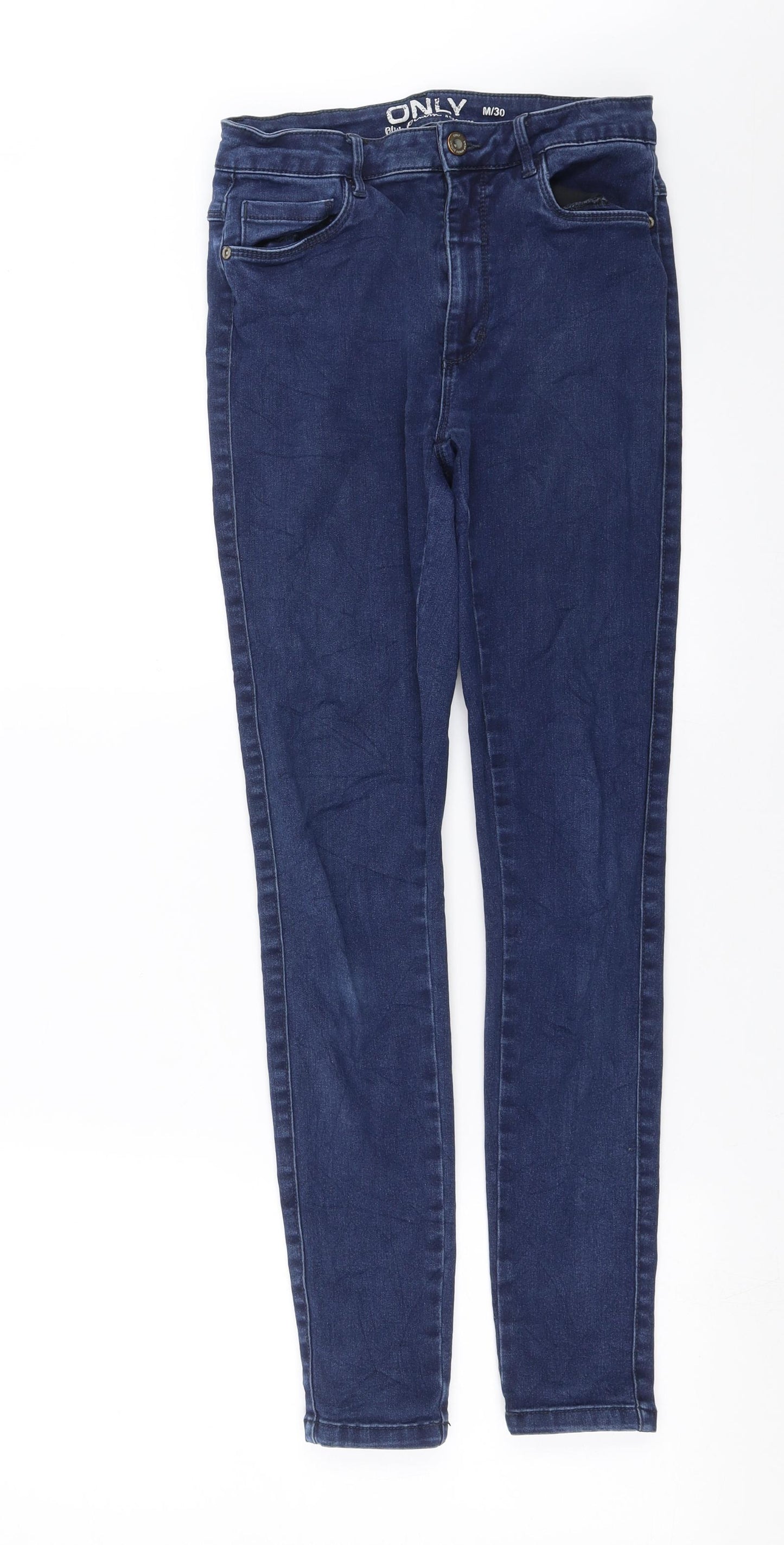 ONLY  Womens Blue  Denim Skinny Jeans Size 26 in L28 in