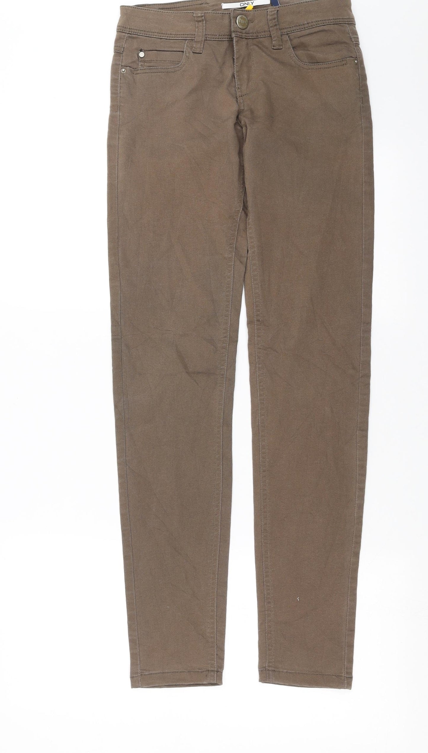 Only Womens Brown  Denim Skinny Jeans Size 6 L31 in