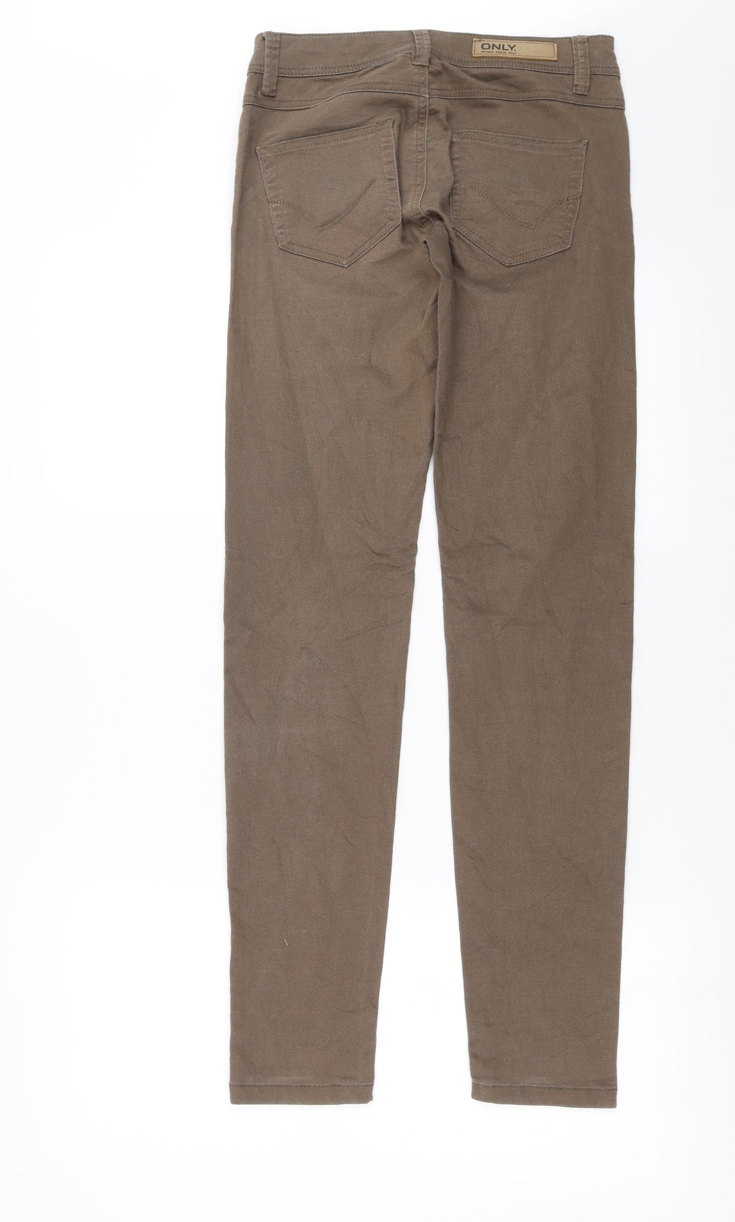 Only Womens Brown  Denim Skinny Jeans Size 6 L31 in