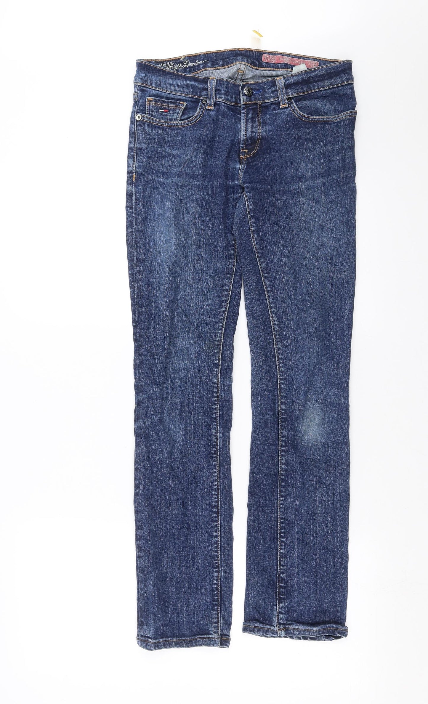 Hilfiger Denim Womens Blue  Denim Straight Jeans Size 30 in L30 in