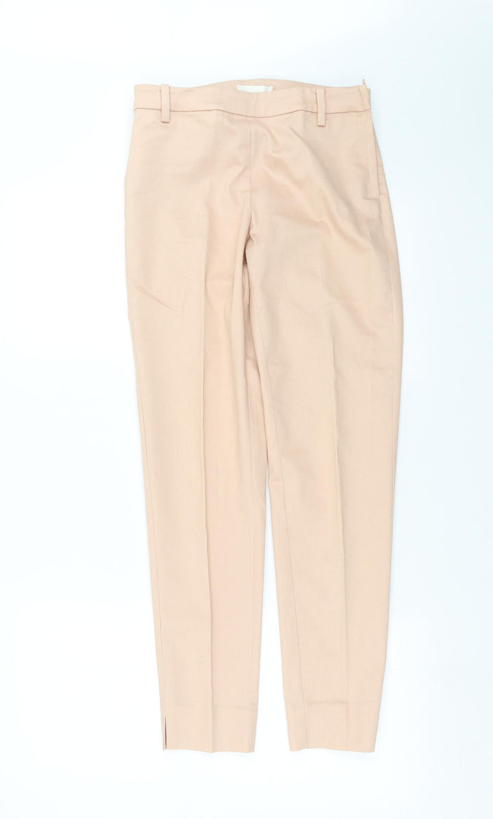 H&M Womens Pink Trousers Size 6 L27 in