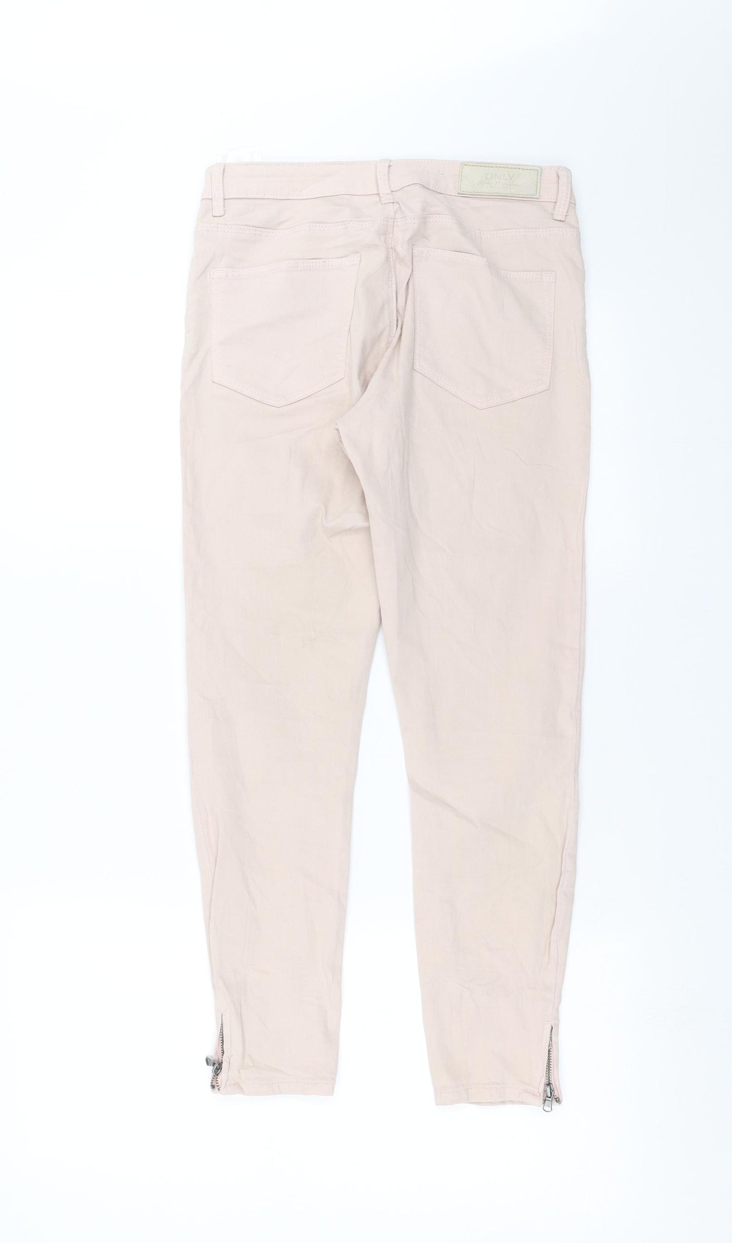 Be Only Womens Pink  Denim Skinny Jeans Size 8 L25 in