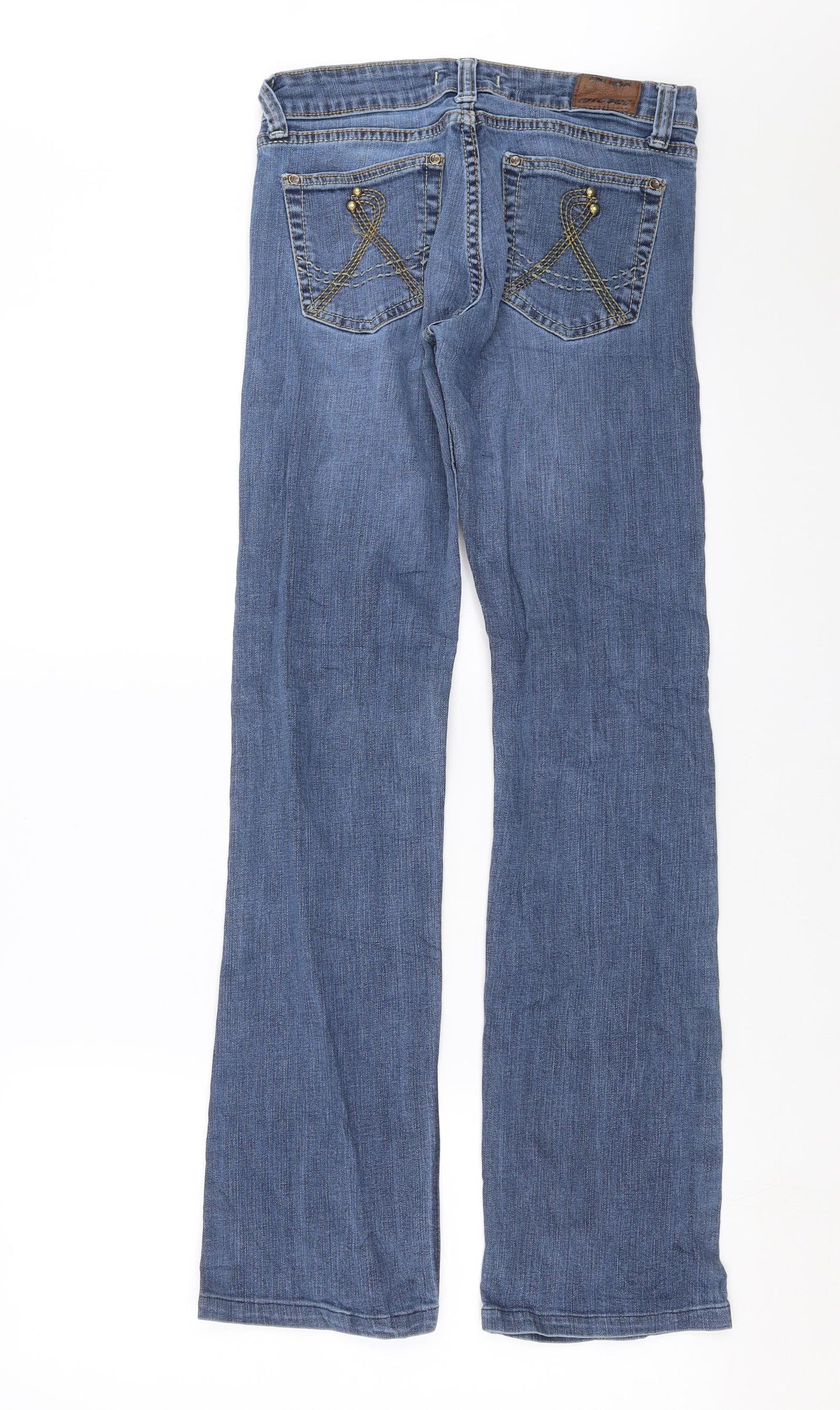Diesel Womens Blue  Denim Straight Jeans Size 28 in L31 in