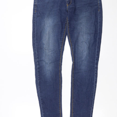 House Womens Blue  Denim Skinny Jeans Size 10 L32 in